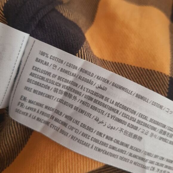 ABERCROMBIE & FITCH Slim Fit Buffalo Check Button Down Casual Shirt Men's Sz M - Picture 13 of 13